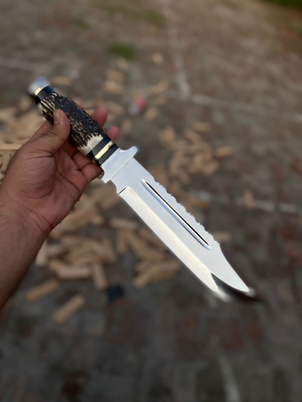 Handmade D2 Steel Hunting Bowie